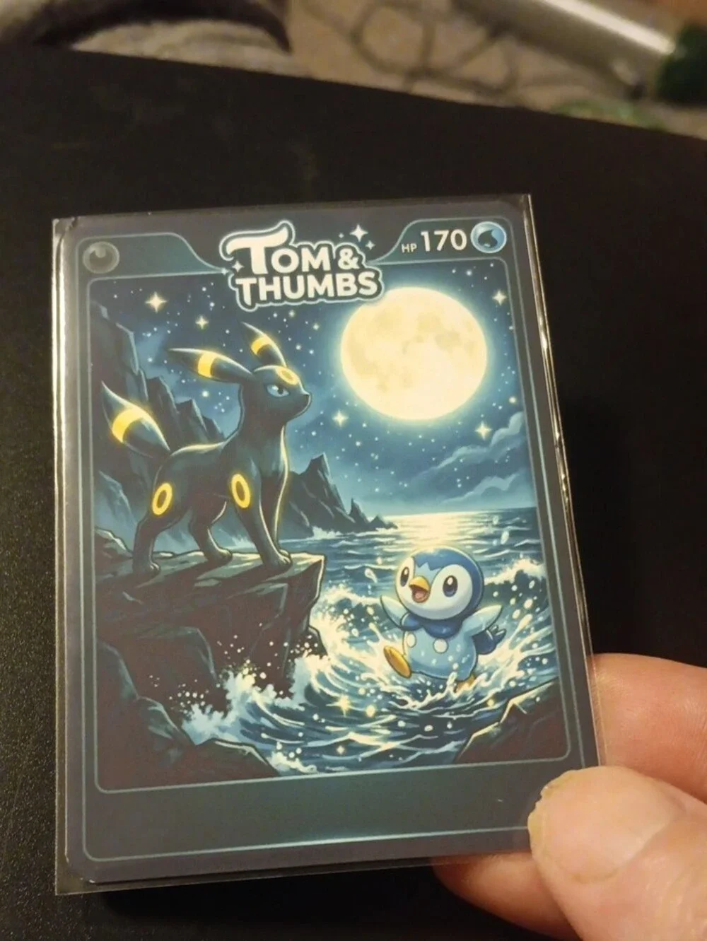 Trading Card — Yellow Psyduck & Black Duck Comic Art